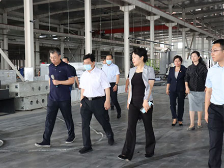 洛阳市长徐衣显一行莅临leyu乐鱼官方网站轴承新厂项目建设现场考察